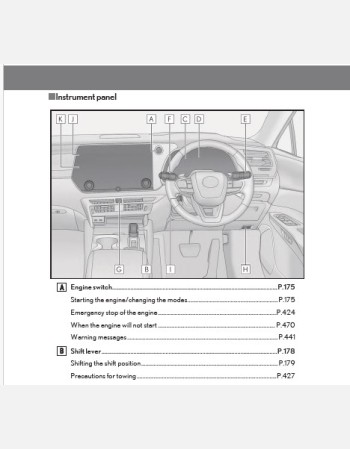 lexus rx 2022-2023 owners manual in english